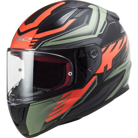 Kask LS2 Rapid Gale Matt Black Red Green