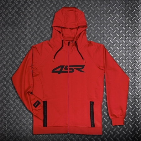 Bluza 4SR Hoodie Logo Zip Red