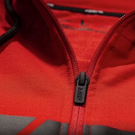 Bluza 4SR Hoodie Logo Zip Red