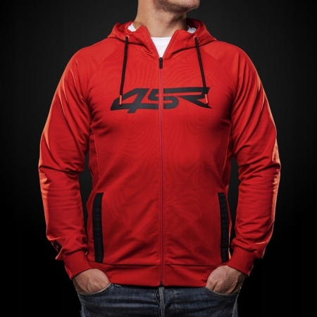 Bluza 4SR Hoodie Logo Zip Red