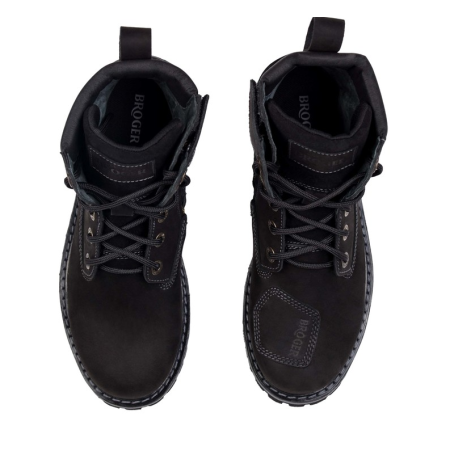 Retro buty motocyklowe Broger Alaska II Vintage Black