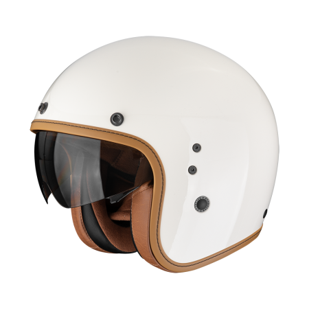 Kask motocyklowy Scorpion Belfast Evo Luxe Cream