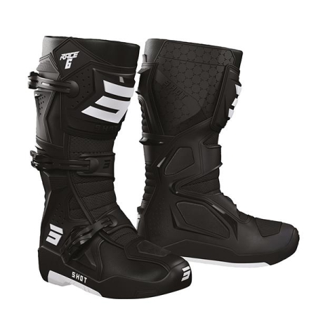 Buty motocyklowe Cross Enduro Shot Race 6 Black