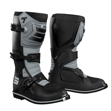 Buty motocyklowe Cross Enduro Shot Race 2 Black Grey