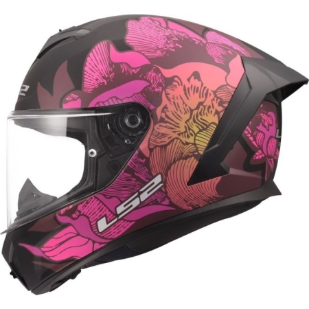 Kask integralny LS2 FF820 Rapid III Poppies Black Pink