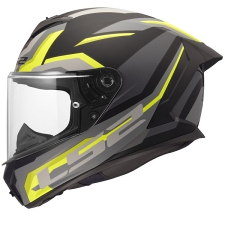 Kask integralny LS2 FF820 Rapid III Hyper Black H-V Yellow