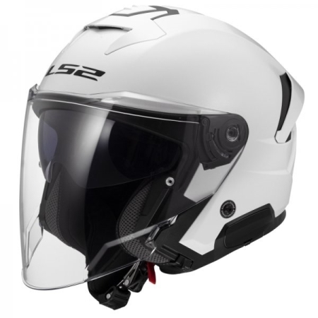 Kask otwarty Jet LS2 Verso II Gloss White