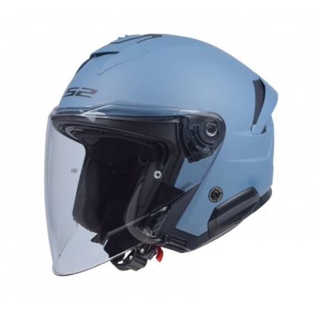 Kask otwarty Jet LS2 Verso II Misty Blue