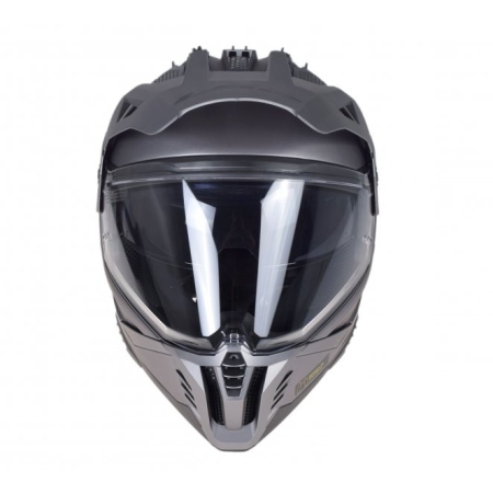 Kask motocyklowy Dual Sport LS2 MX702 Pioneer II Matt Titan