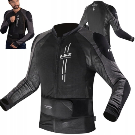 Bluza motocyklowa LS2 X-Armor Black Silver
