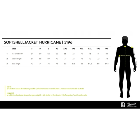 Brandit Kurtka tekstylna Softshell Hurricane Men Black