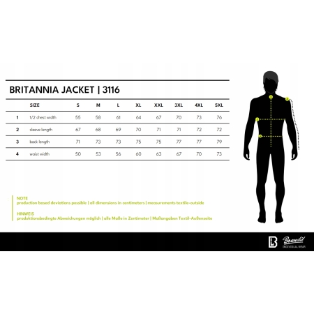 Brandit Kurtka tekstylna Britannia Men Indigo