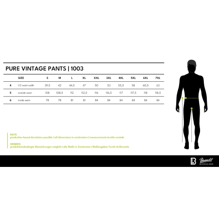 Brandit Spodnie Pure Vintage Men Anthracite