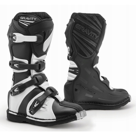 Buty motocyklowe Cross Enduro Forma Gravity Black White