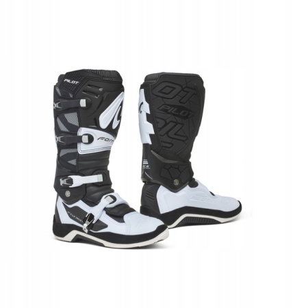 Buty motocyklowe Cross Enduro Forma Pilot White Black
