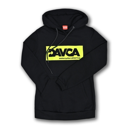 DAVCA Bluza Kangurek z kapturem Damska Fluo Logo