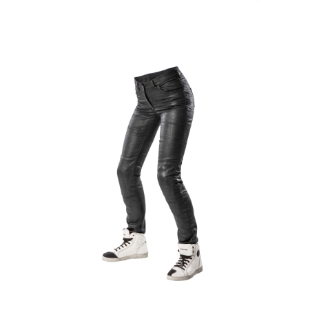 Jeansowe spodnie motocyklowe City Nomad Karen Wax