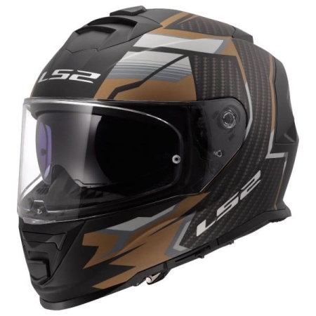 Kask integralny LS2 FF800 Storm II Tracker Gold ECE 22.06