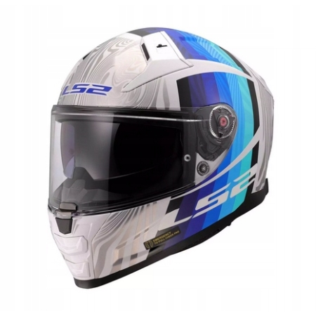 Kask integralny LS2 Vector II Freedom White Silver
