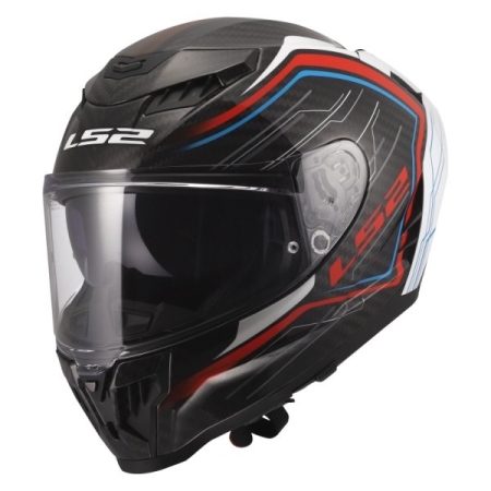 Kask motocyklowy intergalny LS2 FF807 Dragon Subic White Blue Red