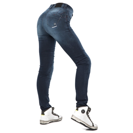 Jeansowe spodnie mjotocyklowe City Nomad Kim Lady Blue
