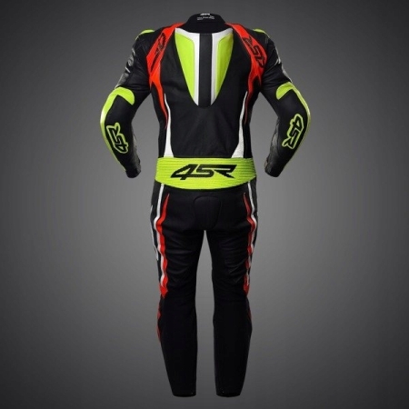 Kombinezon skórzany dwuczęściowy 4SR Men RR Evo III Neon