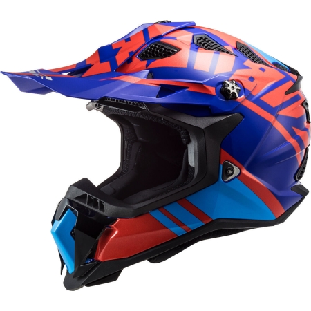 Kask firmy LS2 model Subverter Gammax Blue Red