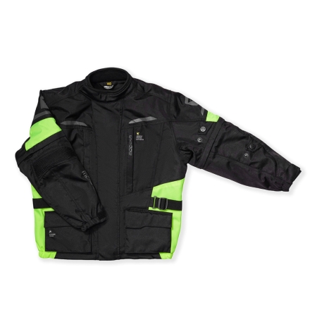 Kurtka motocyklowa dziecięca Modeka Tarex II Kids Black Neon