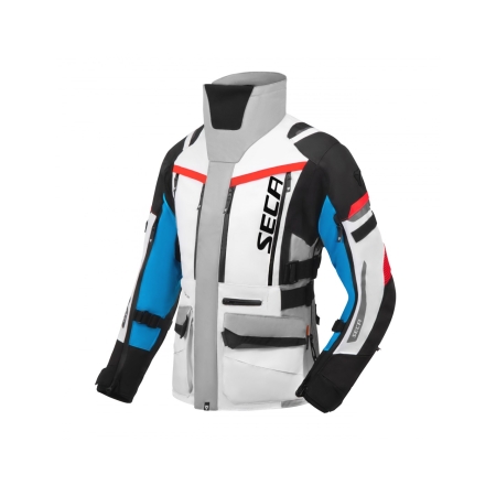 Kurtka motocyklowa turystyczna Seca Arrakis III Lady Grey/Blue/Red