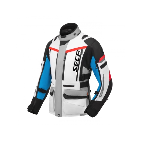 Kurtka motocyklowa turystyczna Seca Arrakis III Lady Grey/Blue/Red