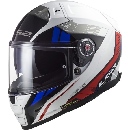 Kask integralny LS2 Vector II Stylus White Blue Red