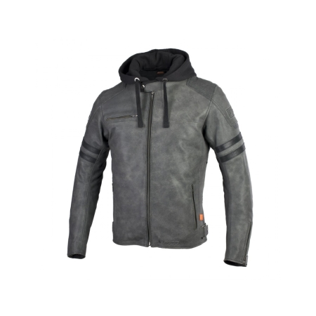Skórzana kurtka motocyklowa Seca Hornet II Grey