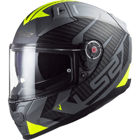 Kask integralny LS2 Vector II Splitter Titan Yellow