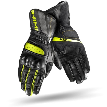 Rękawice motocyklowe Shima STX Black Fluo