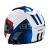 Kask motocyklowy szczękowy HJC i91 Bina White Red Blue