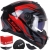 Kask intergalny LS2 Stream II Fury Red