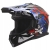 Kask motocyklowy Cross Enduro LS2 MX708 Fast II Grotesk Red