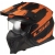 Kask z wypinaną szczęką LS2 Drifter Mud Black Orange