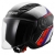Kask otwarty Jet LS2 Airflow II Rush Red White Blue