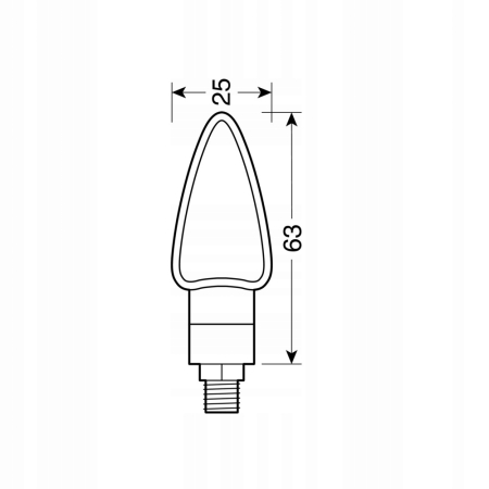Kierunkowskazy LED 12V Uniwersalne LAMPA90114
