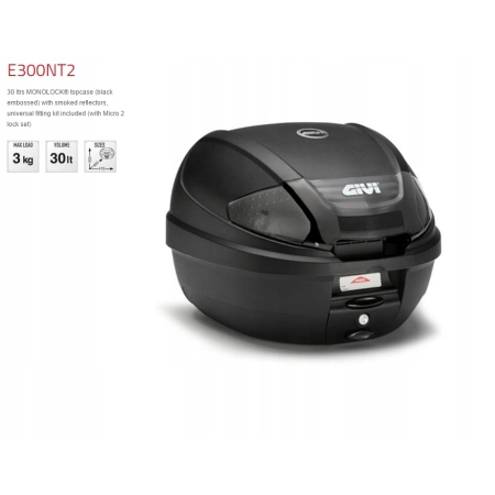 Kufer GIVI E300NT2 30L Bagażnik na motocykl Szary