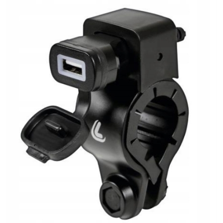 Ładowarka USB12/24V mocowana na kierownice/widelec