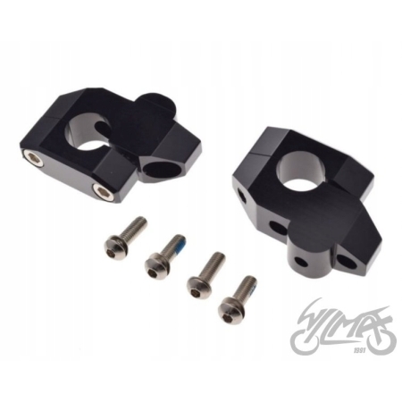 Podwyższenie adapter do kierownicy rurowej 22mm