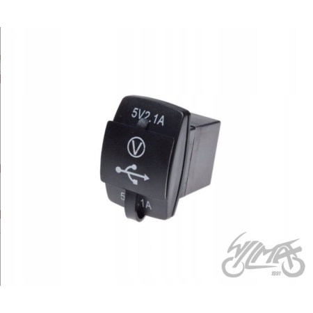 Gniazdo USB 2x 2.1A