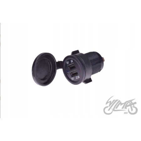 Gniazdo zapalniczki USB 2x