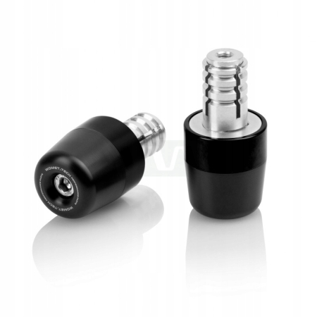 Womet Końcówki Ciężarki kierownicy 17mm black