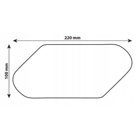 LAMPA Grip Tank X-1 boczne tank-pady 90509 bezbarwne