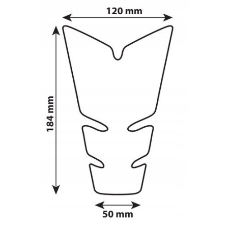 Pro-Tank X5 Tank-pad Carbon osłona baku LAMPA90516