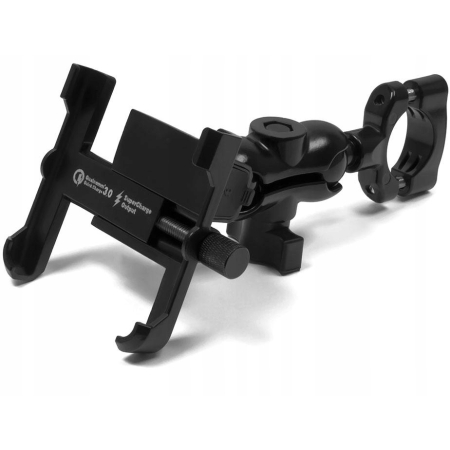 Uchwyt motocyklowy na kierownicę eXtreme R8 USB QC