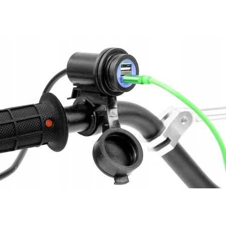 Gniazdo motocyklowe eXtreme MUS17 2x USB